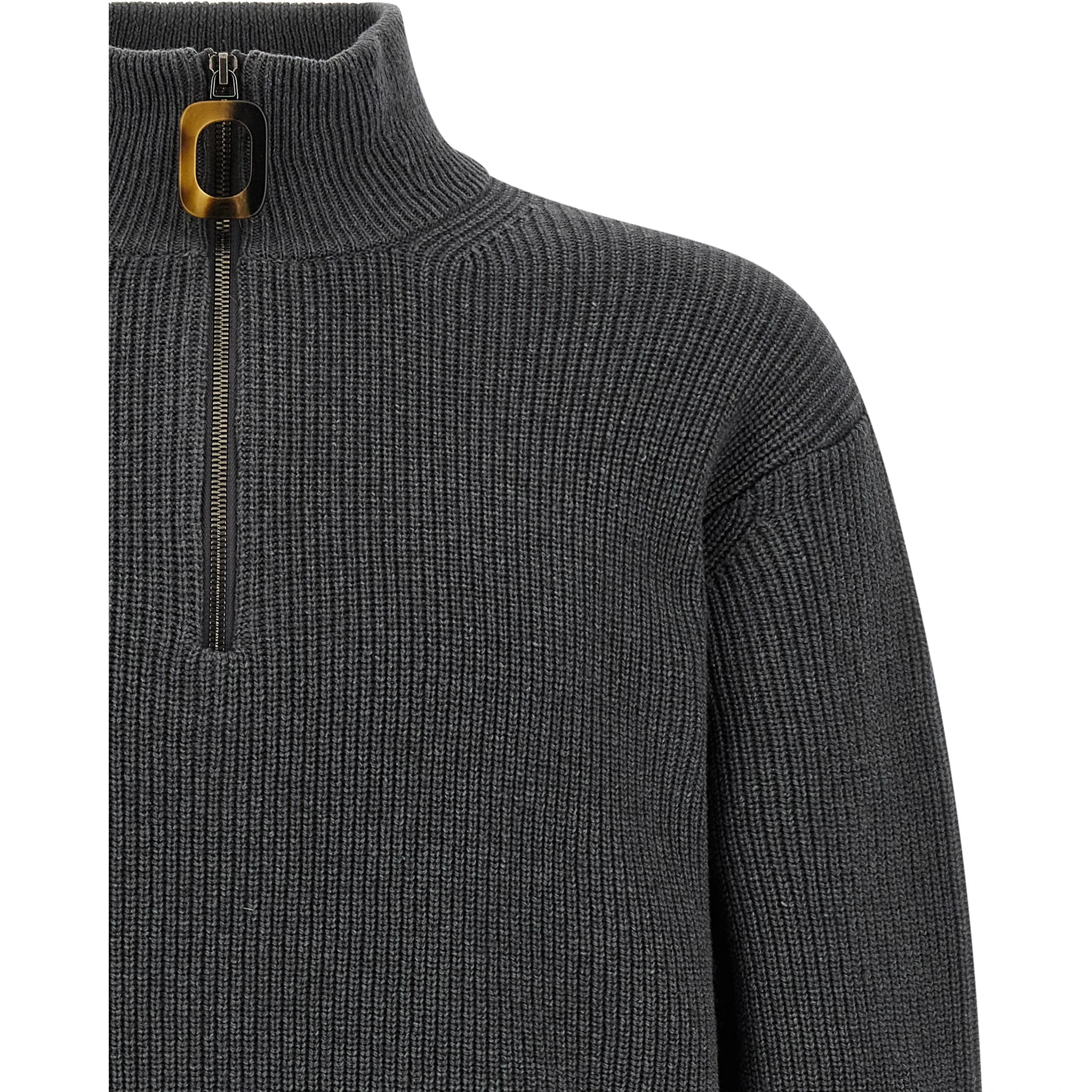 Gray Wool Cardigan