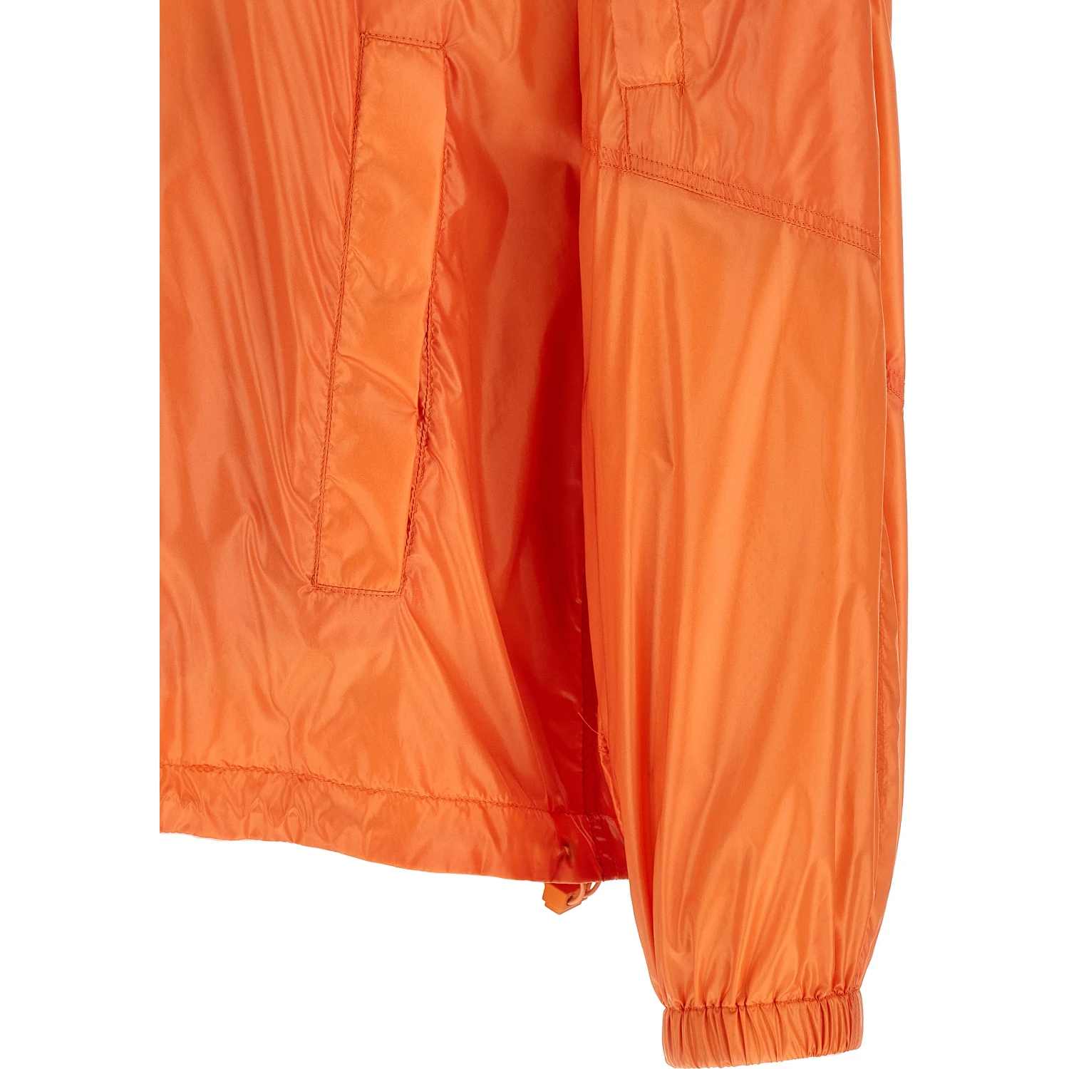 Orange Polyamide Shell Jacket