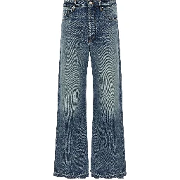 Blue Cotton Jeans Denim