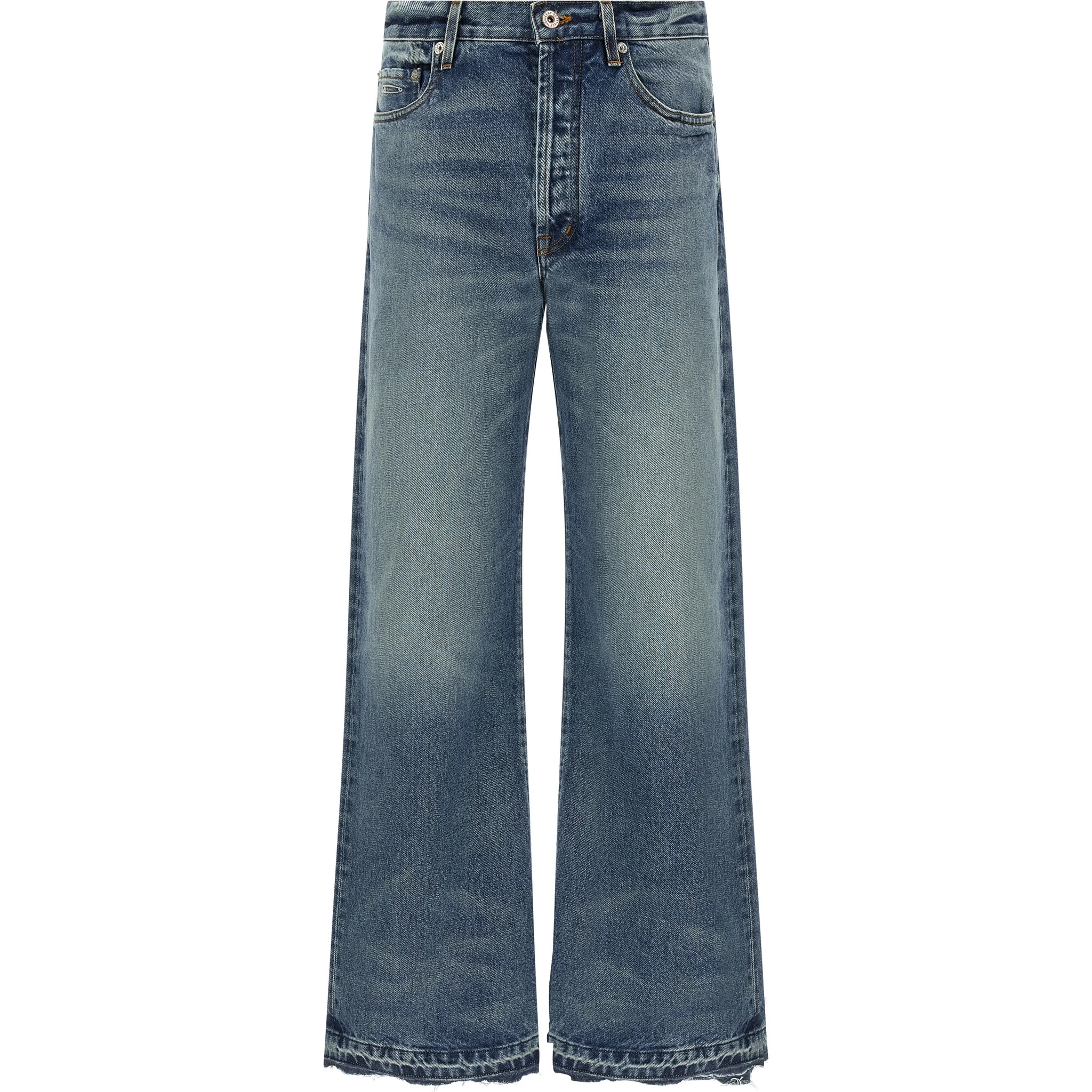 Blue Cotton Jeans Denim