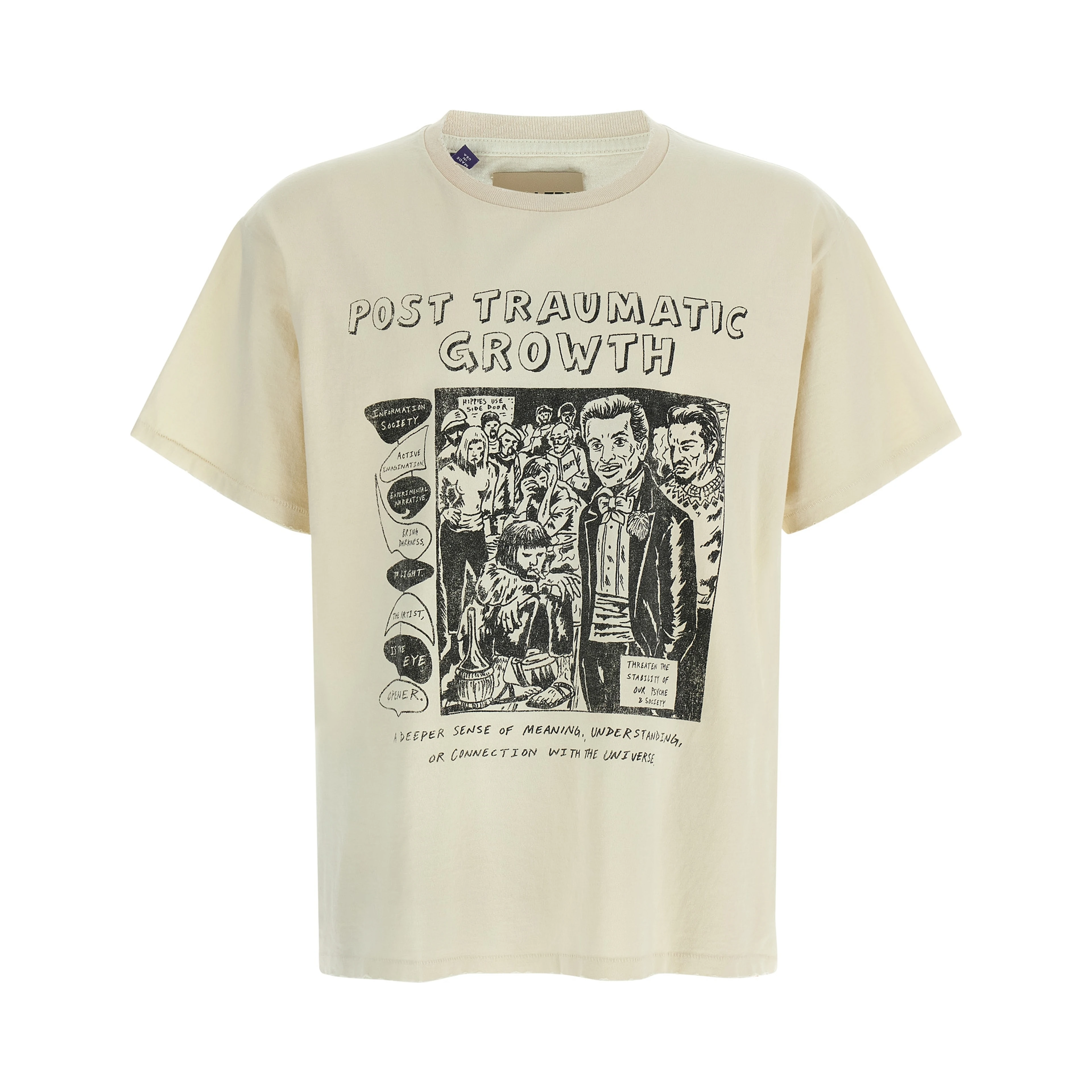 Beige Cotton T-Shirt