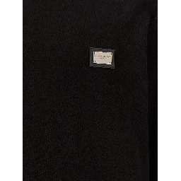 Black Cotton Sweatshirt