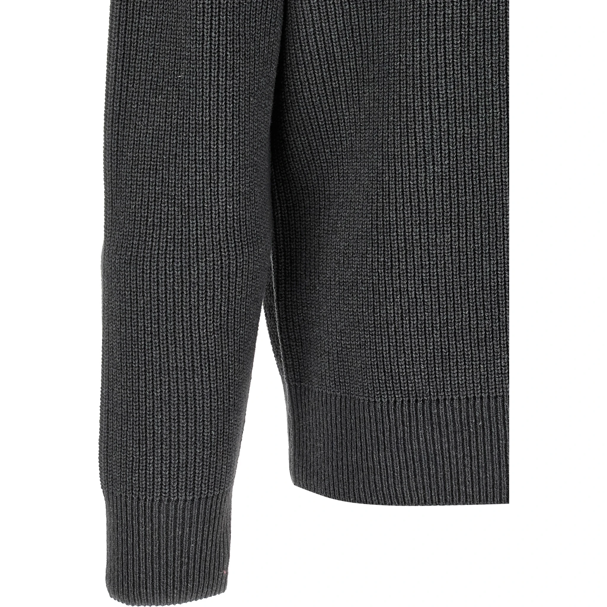 Gray Wool Cardigan