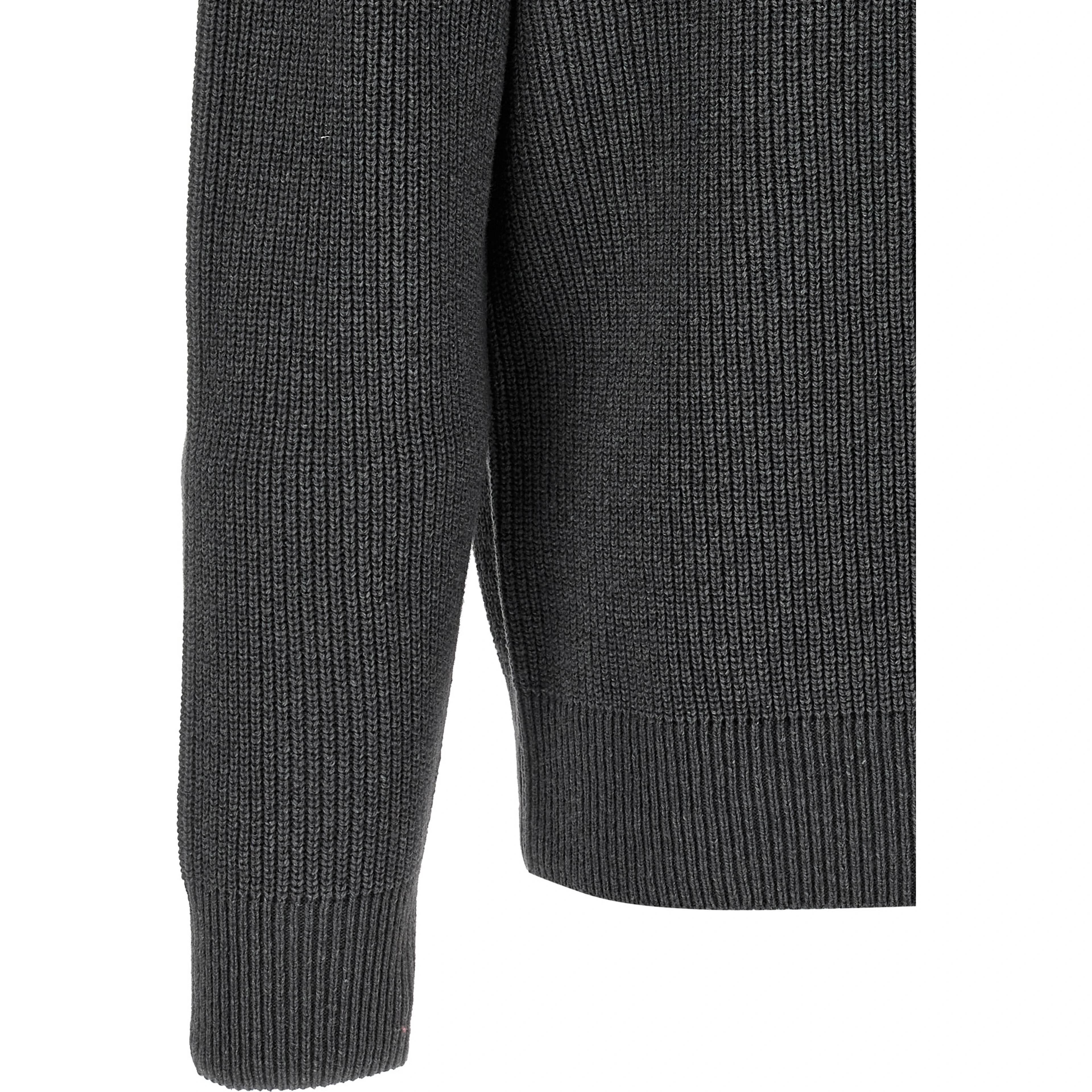 Gray Wool Cardigan