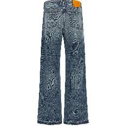 Blue Cotton Jeans Denim