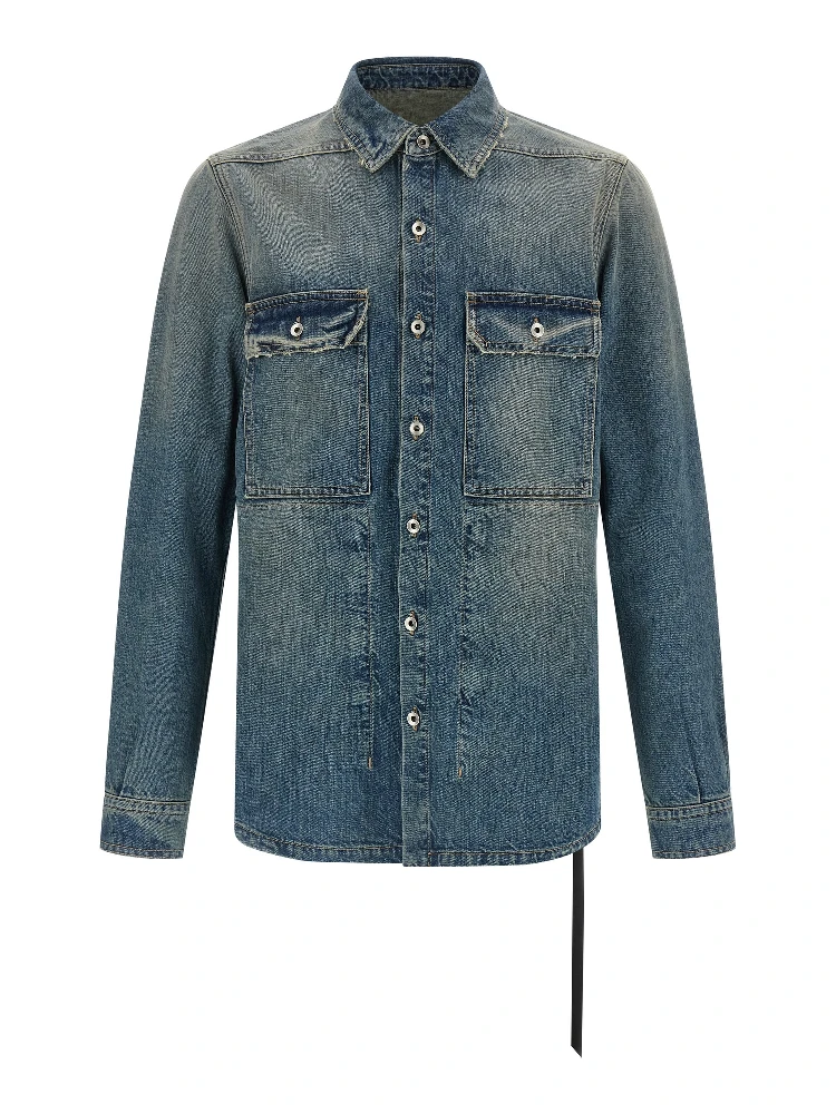 Blue Cotton Denim Jacket