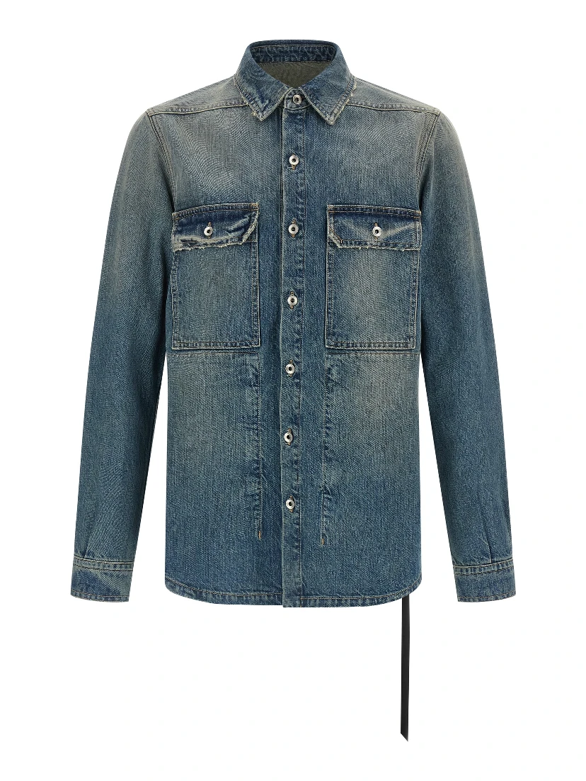 Blue Cotton Denim Jacket