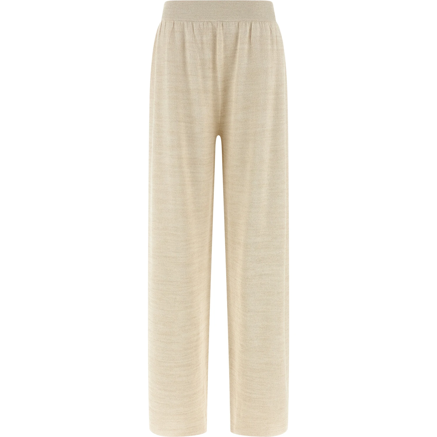 Gold Cotton Casual Pants