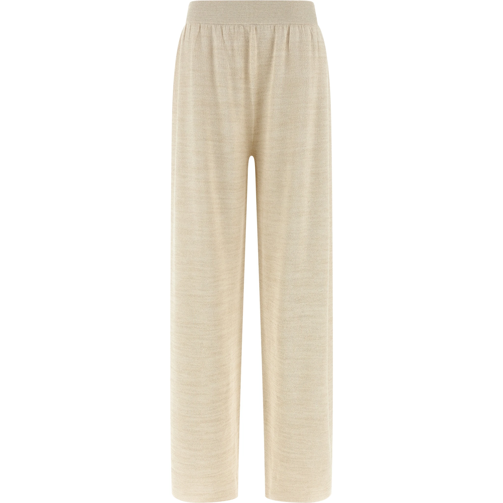 Gold Cotton Casual Pants