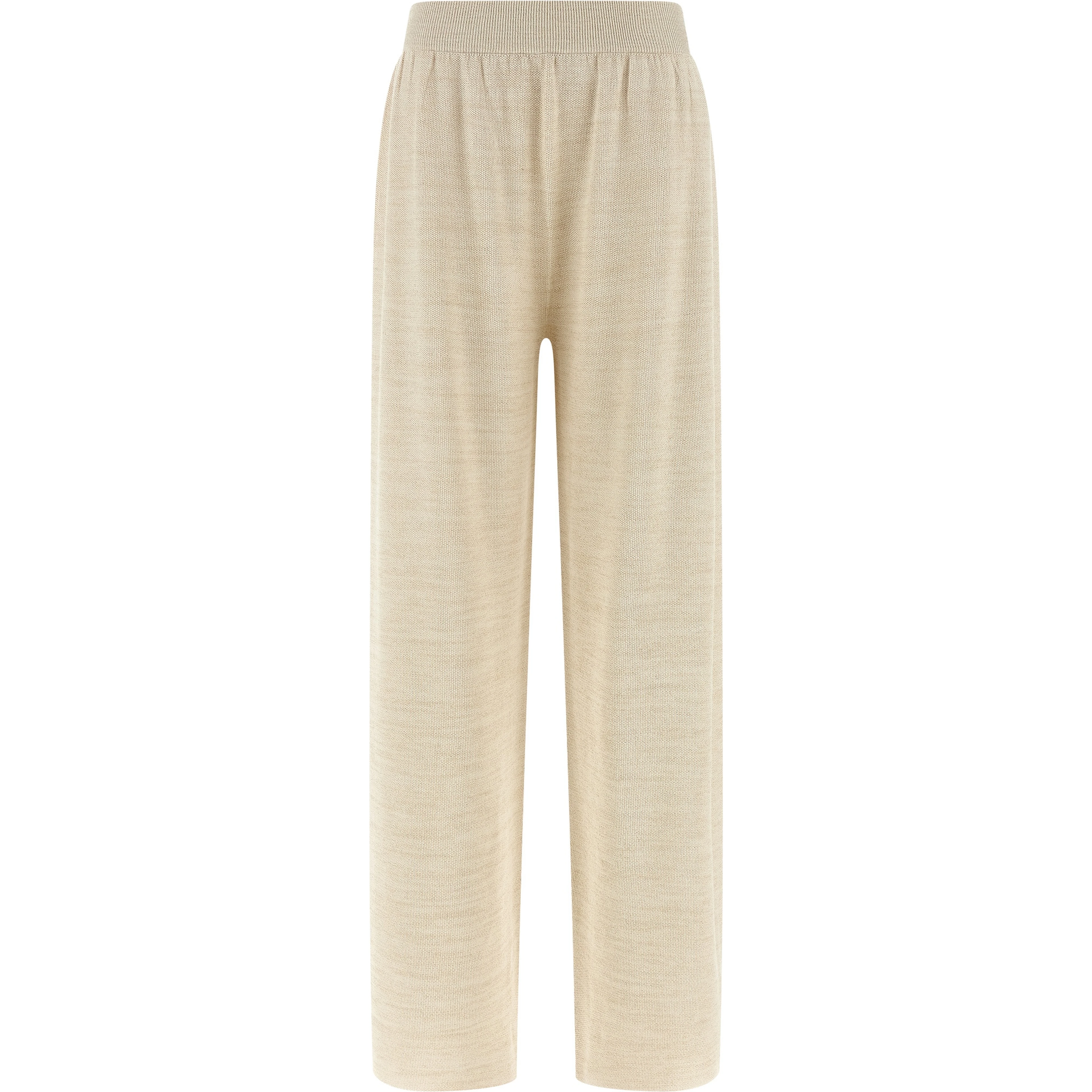 Gold Cotton Casual Pants