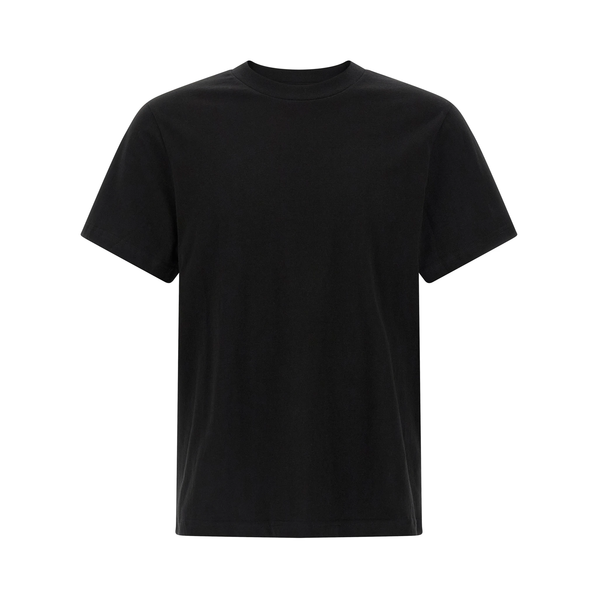 Black Cotton T-Shirt