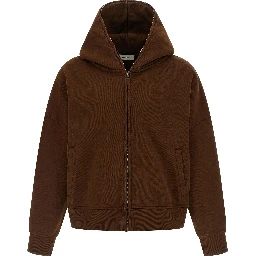 Brown Cotton Sweatshirt
