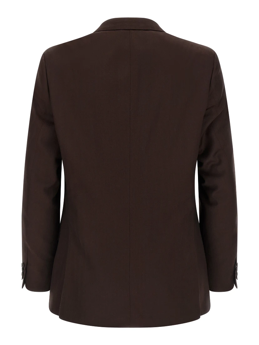 Brown Wool Two-Piece Suit