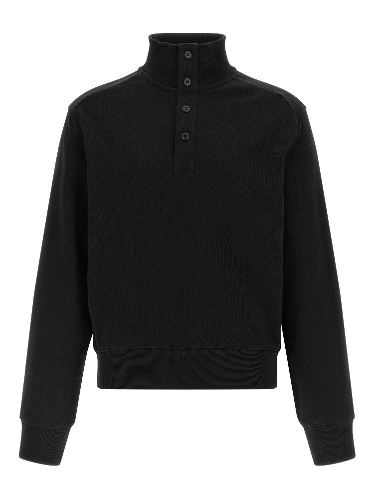 Black Cotton Cardigan