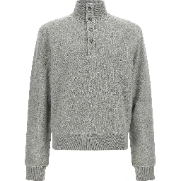 Gray Cotton Cardigan