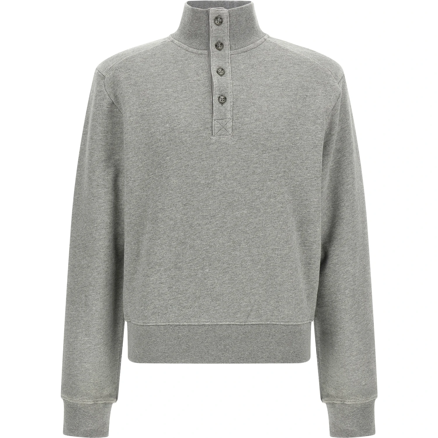 Gray Cotton Cardigan