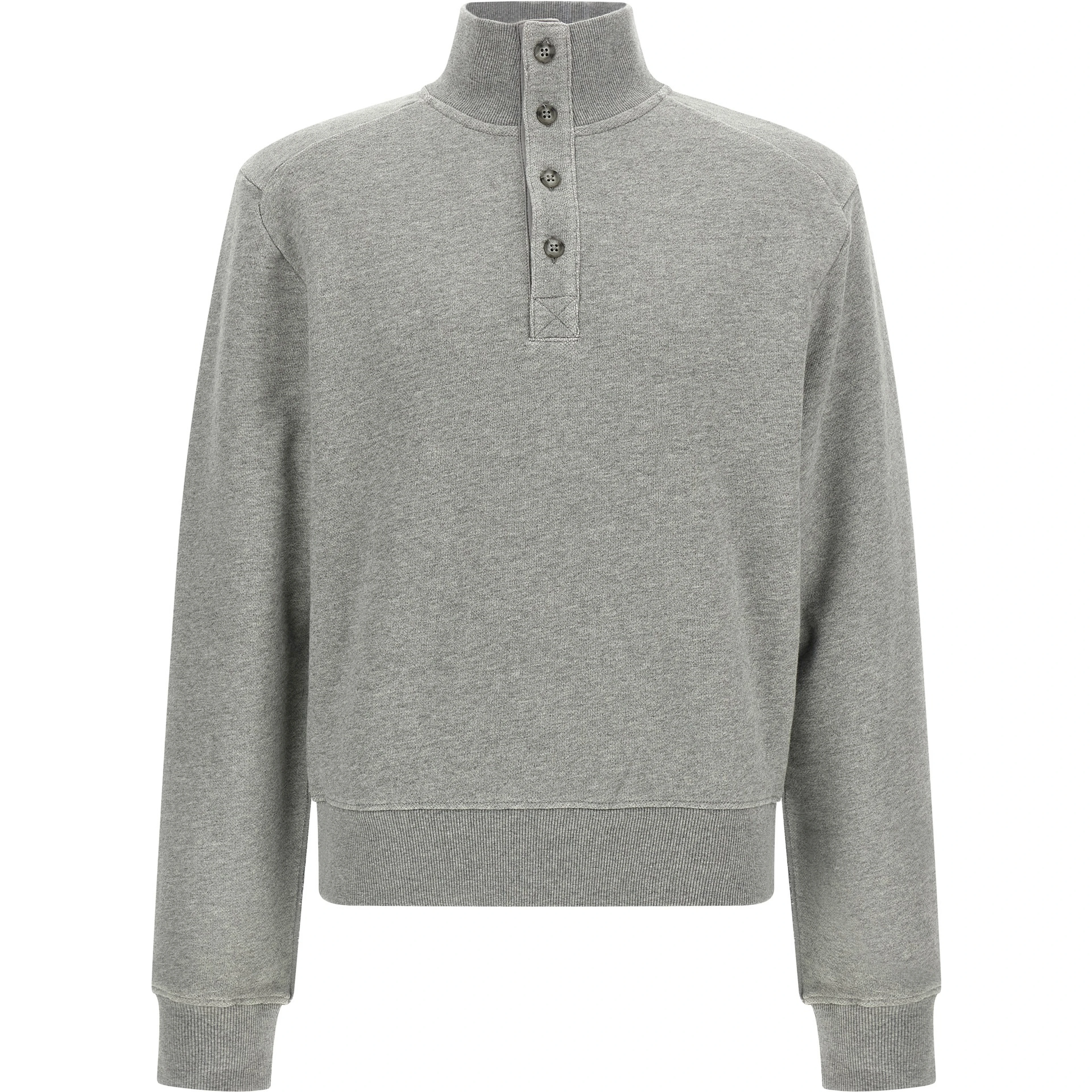 Gray Cotton Cardigan
