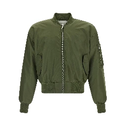 Bicolor Nylon Bomber