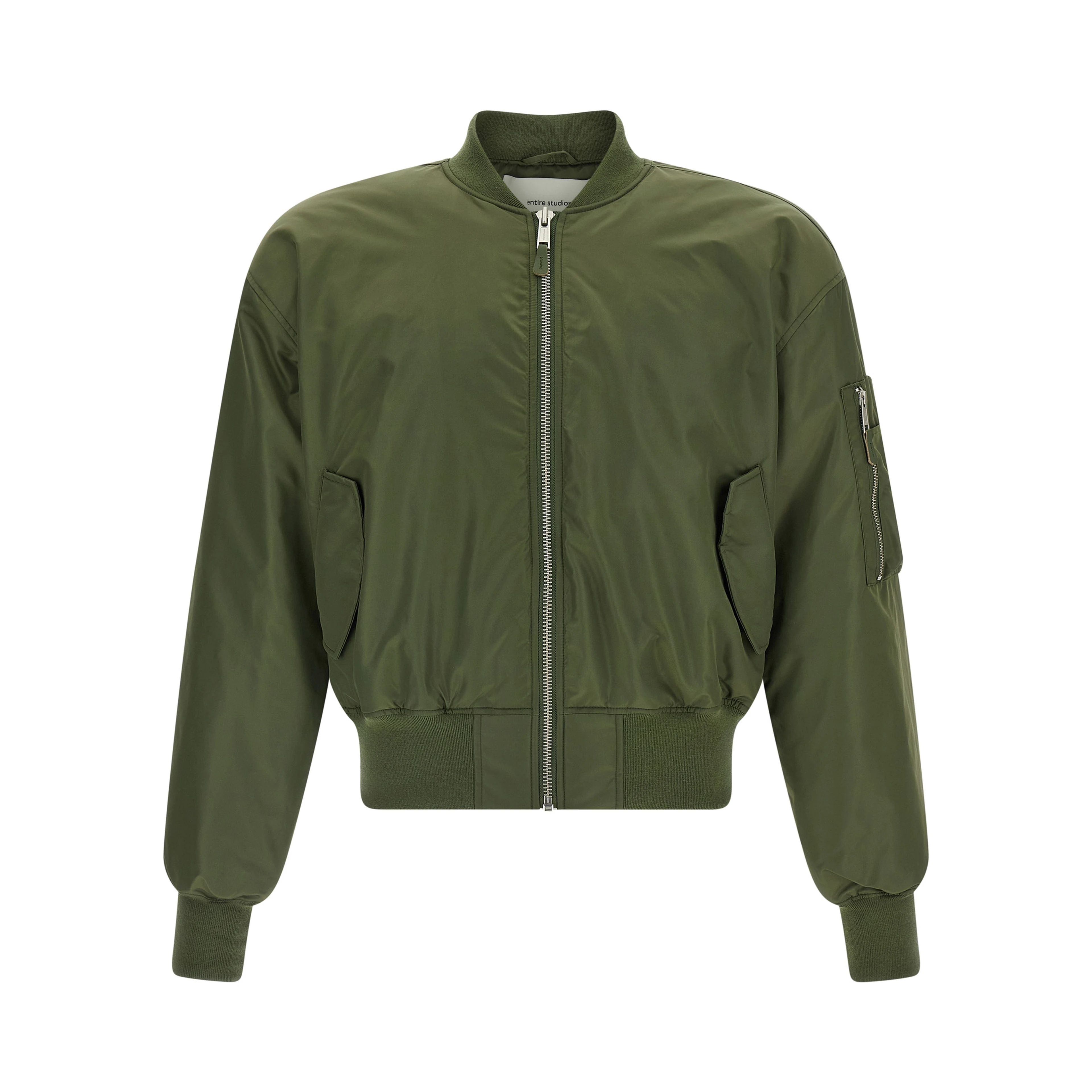 Bicolor Nylon Bomber