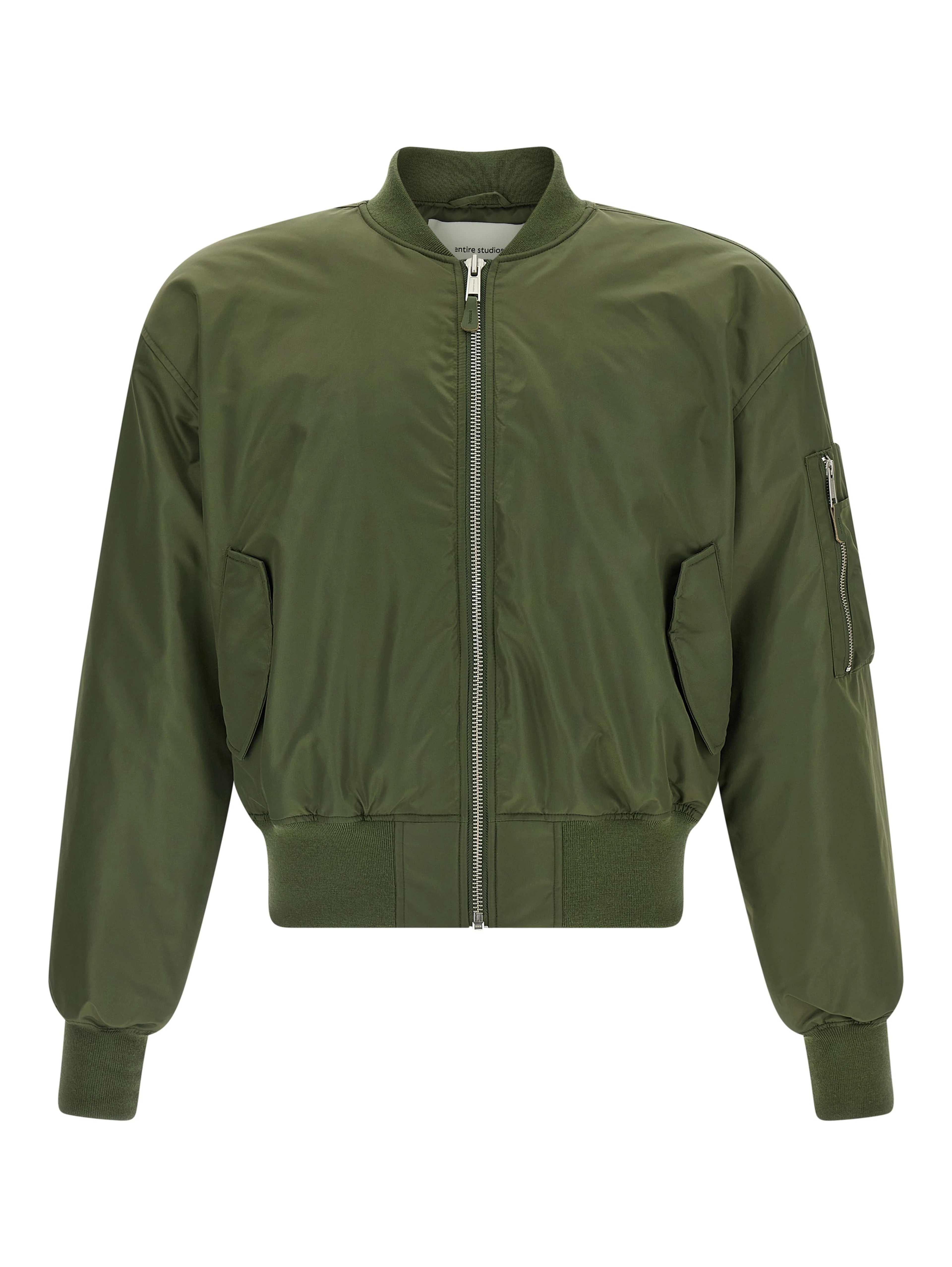 Bicolor Nylon Bomber