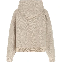Beige Cotton Sweatshirt