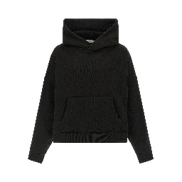 Black Cotton Sweatshirt