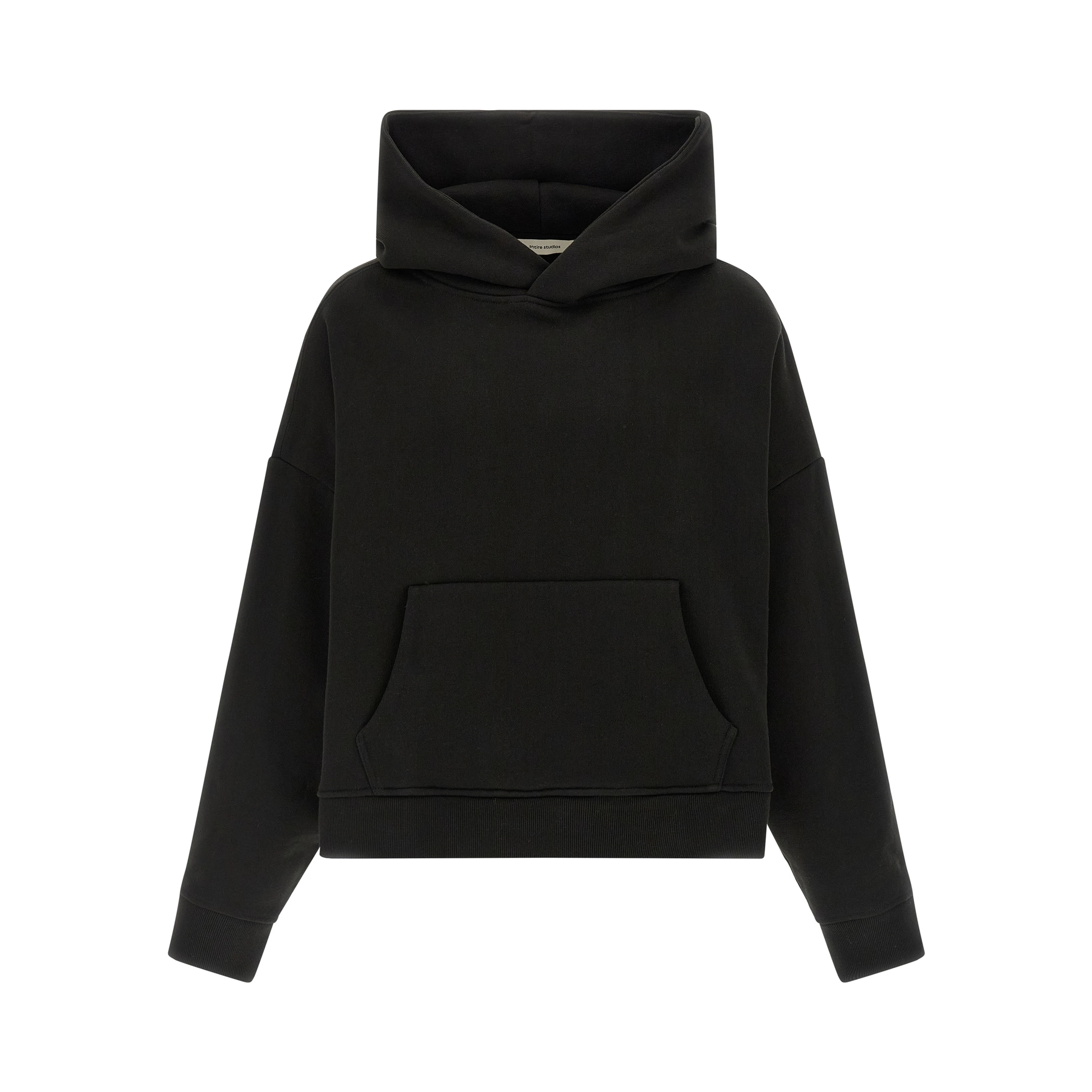 Black Cotton Sweatshirt