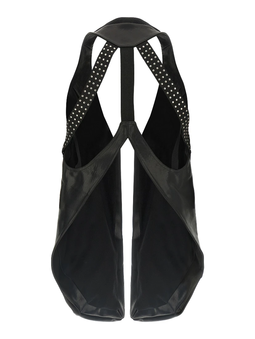 Black Bull Skin Sleeveless Jacket