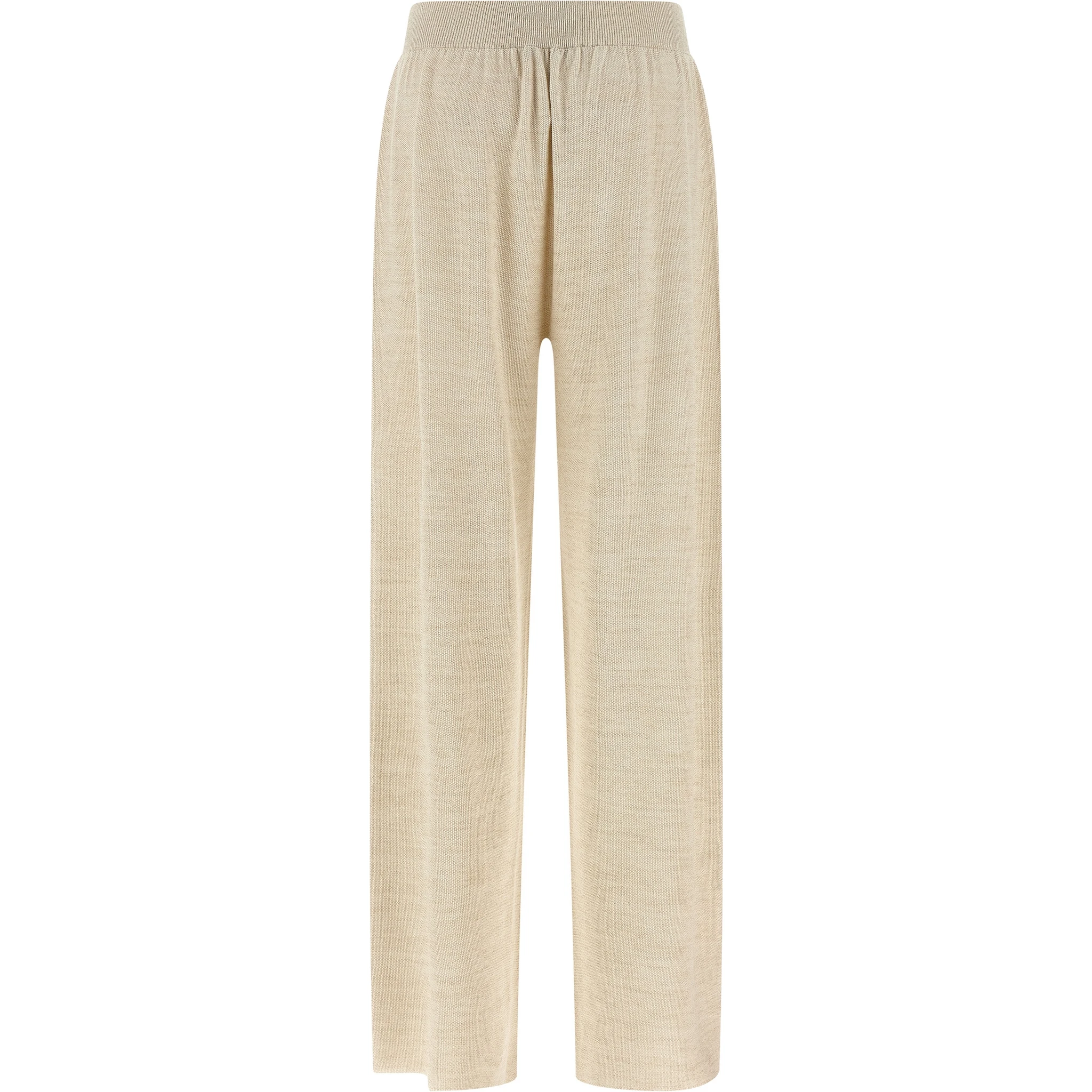 Gold Cotton Casual Pants
