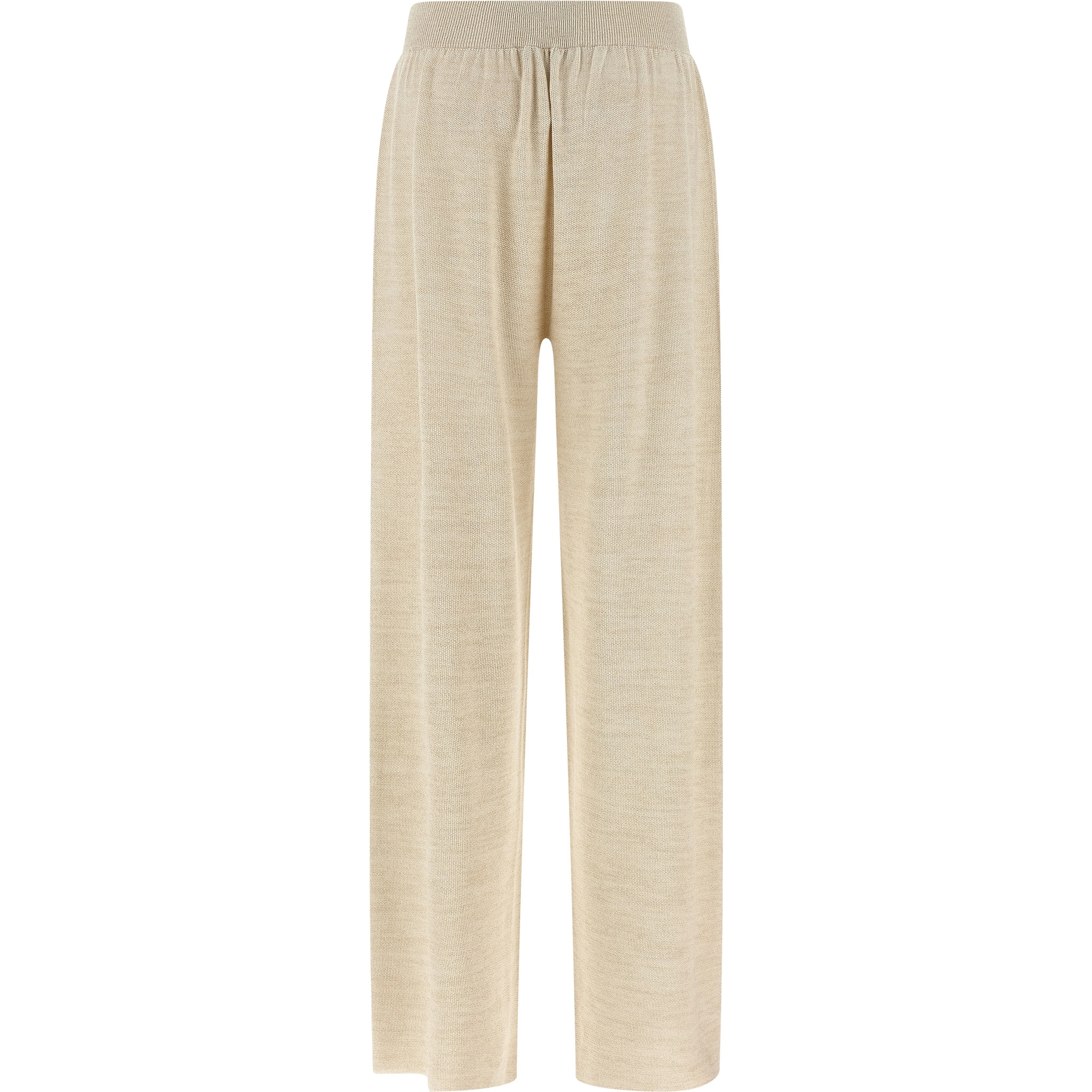 Gold Cotton Casual Pants