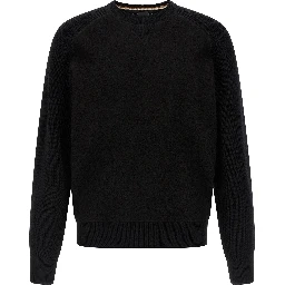 Black Virgin Wool Cardigan