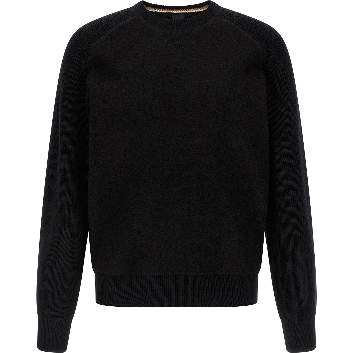 Black Virgin Wool Cardigan