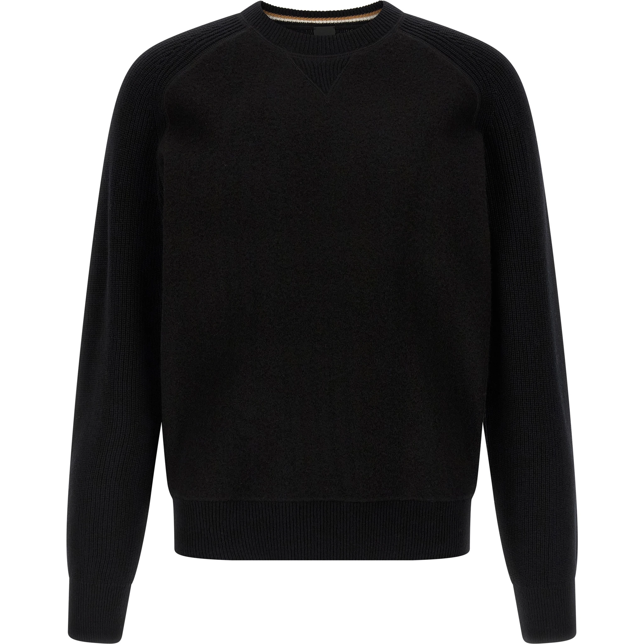 Black Virgin Wool Cardigan