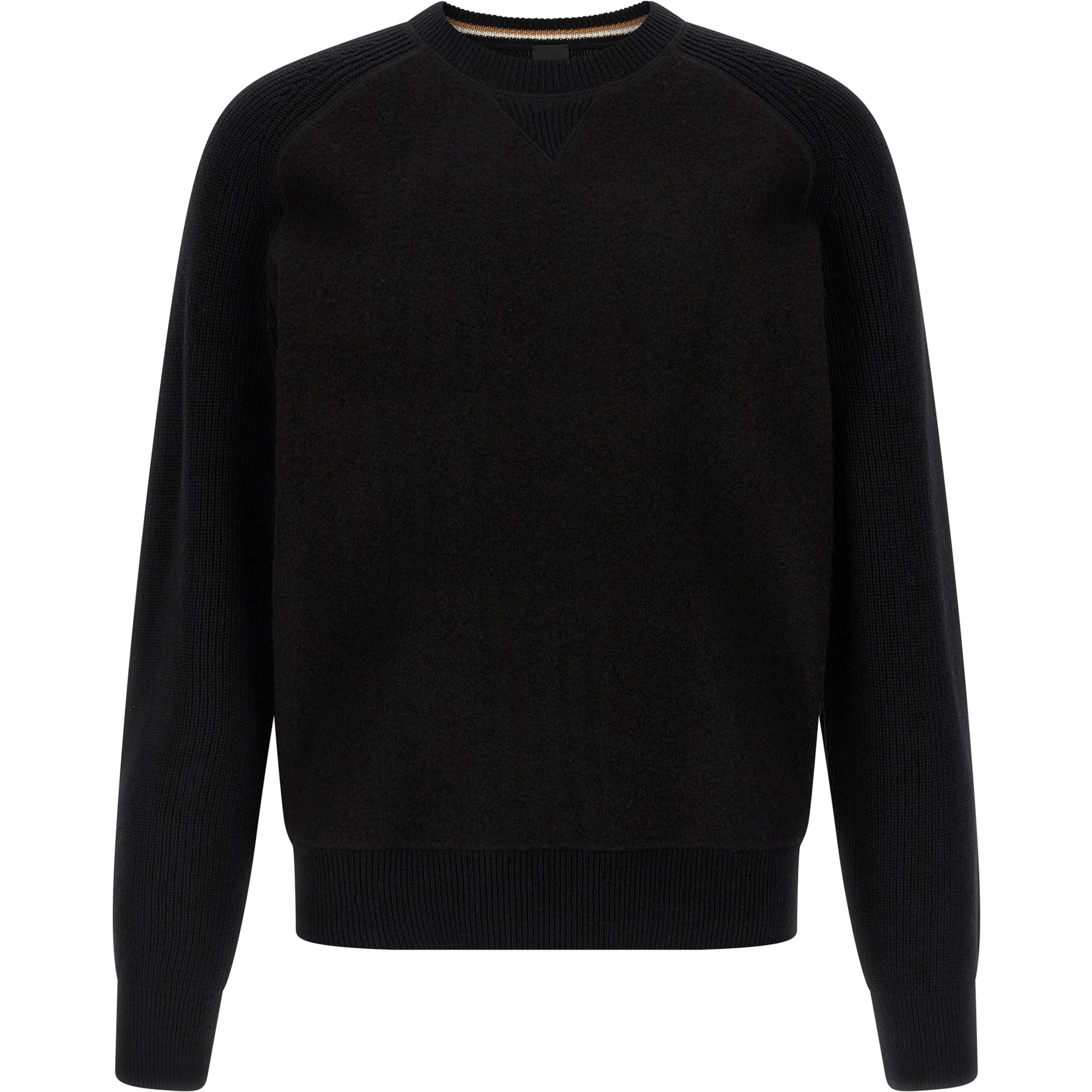 Black Virgin Wool Cardigan