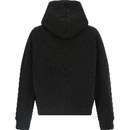 Black Cotton Sweatshirt