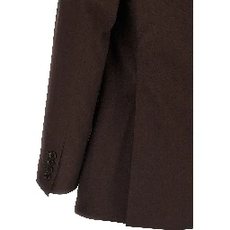 Brown Wool Two-Piece Suit