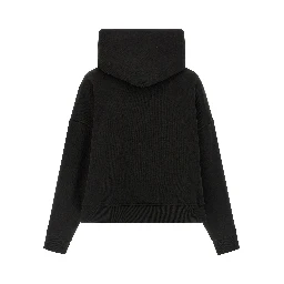 Black Cotton Sweatshirt