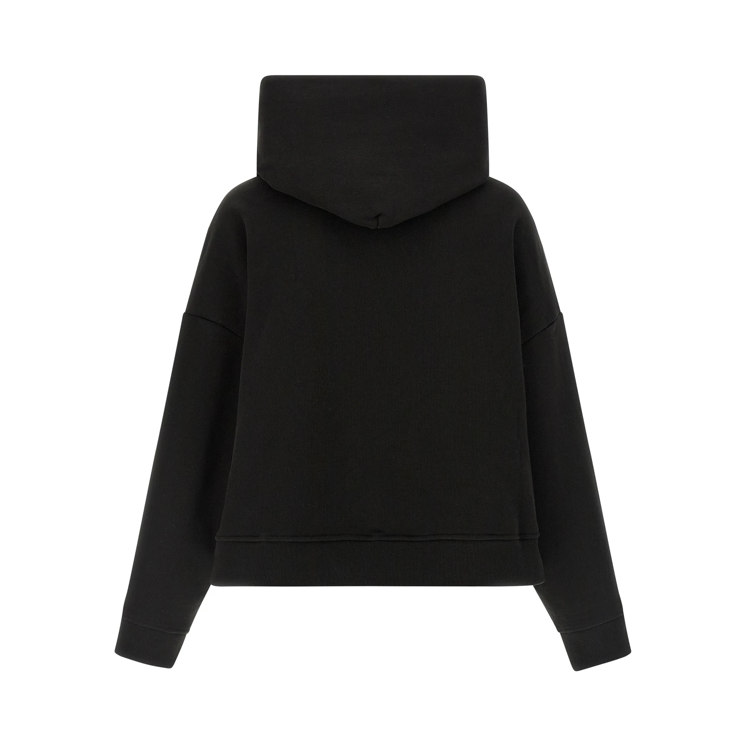Black Cotton Sweatshirt