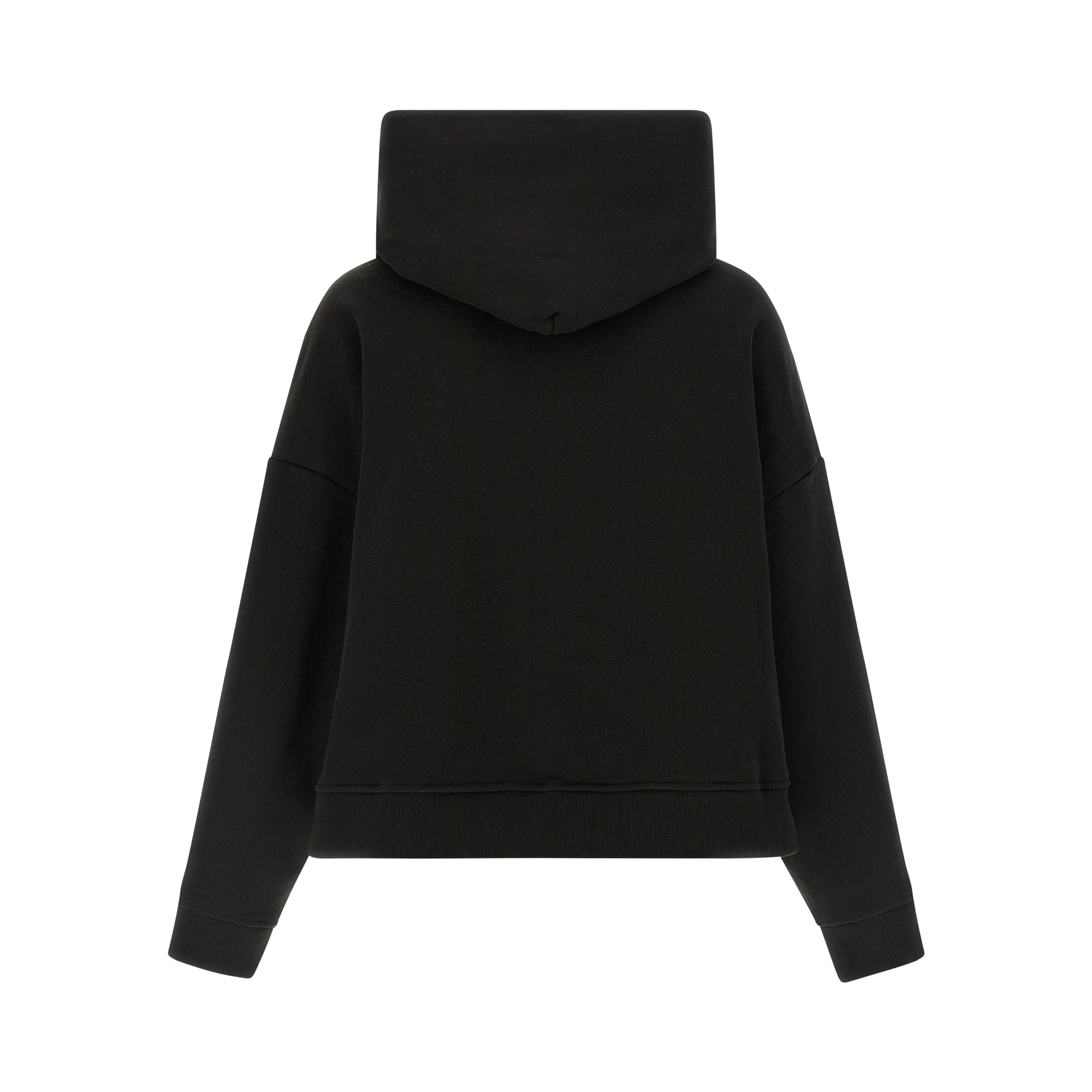 Black Cotton Sweatshirt