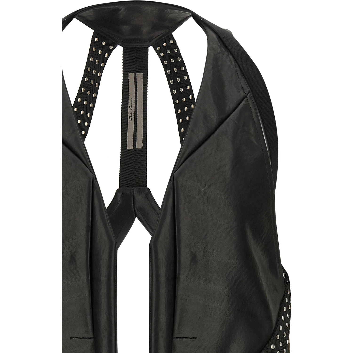 Black Bull Skin Sleeveless Jacket