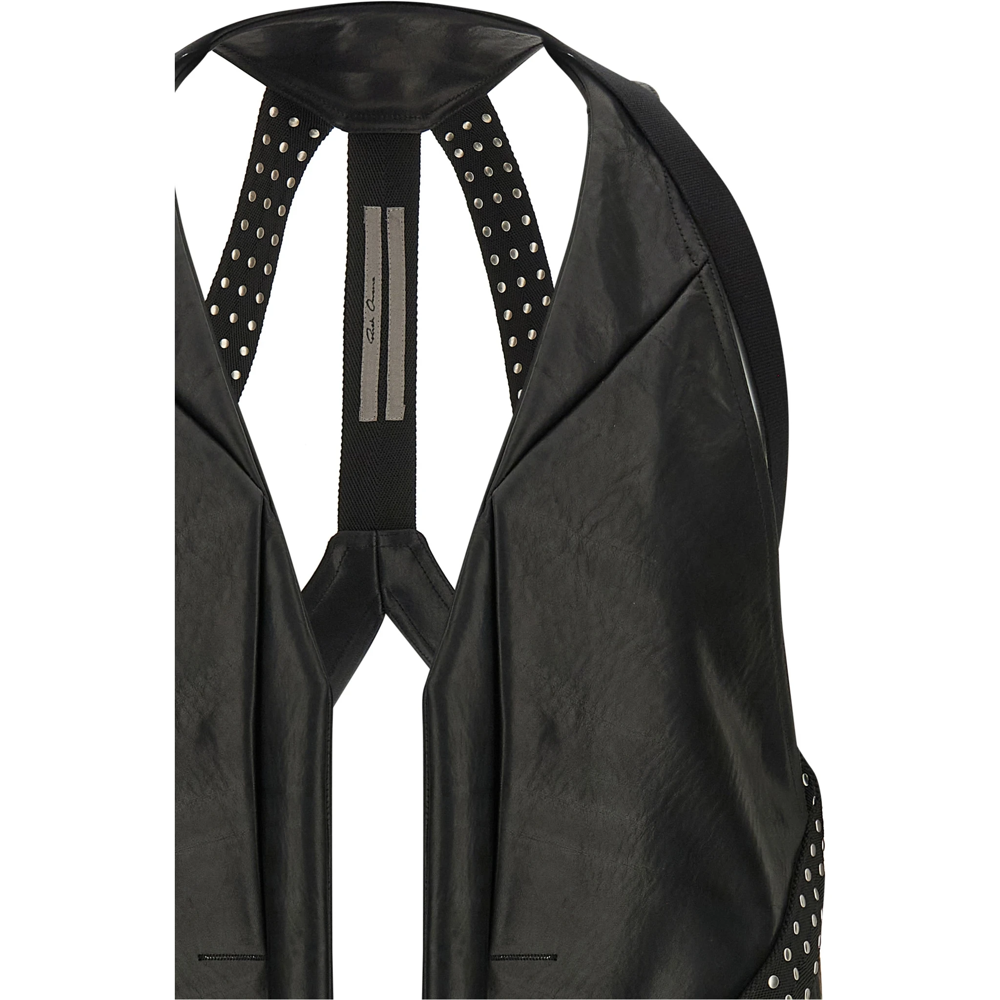 Black Bull Skin Sleeveless Jacket