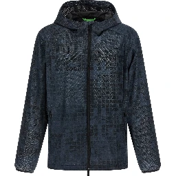 Blue Rubber Shell Jacket