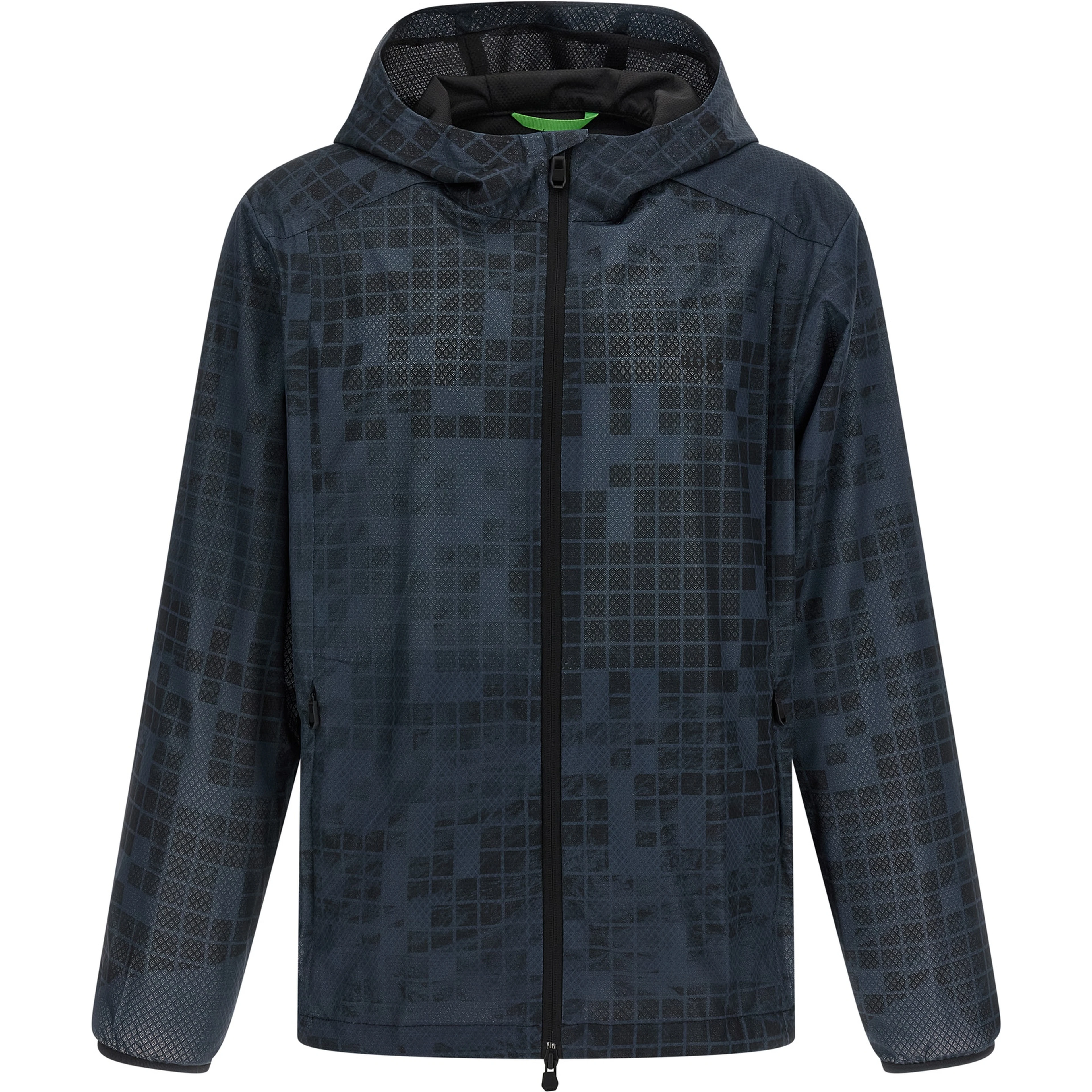 Blue Rubber Shell Jacket