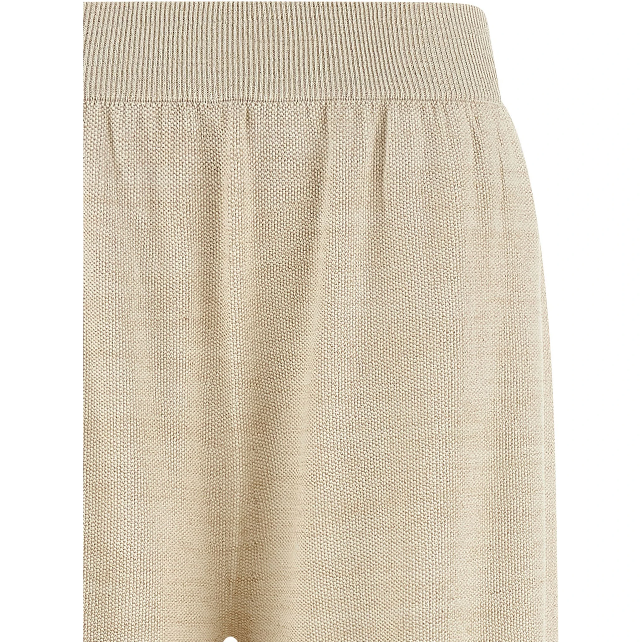 Gold Cotton Casual Pants