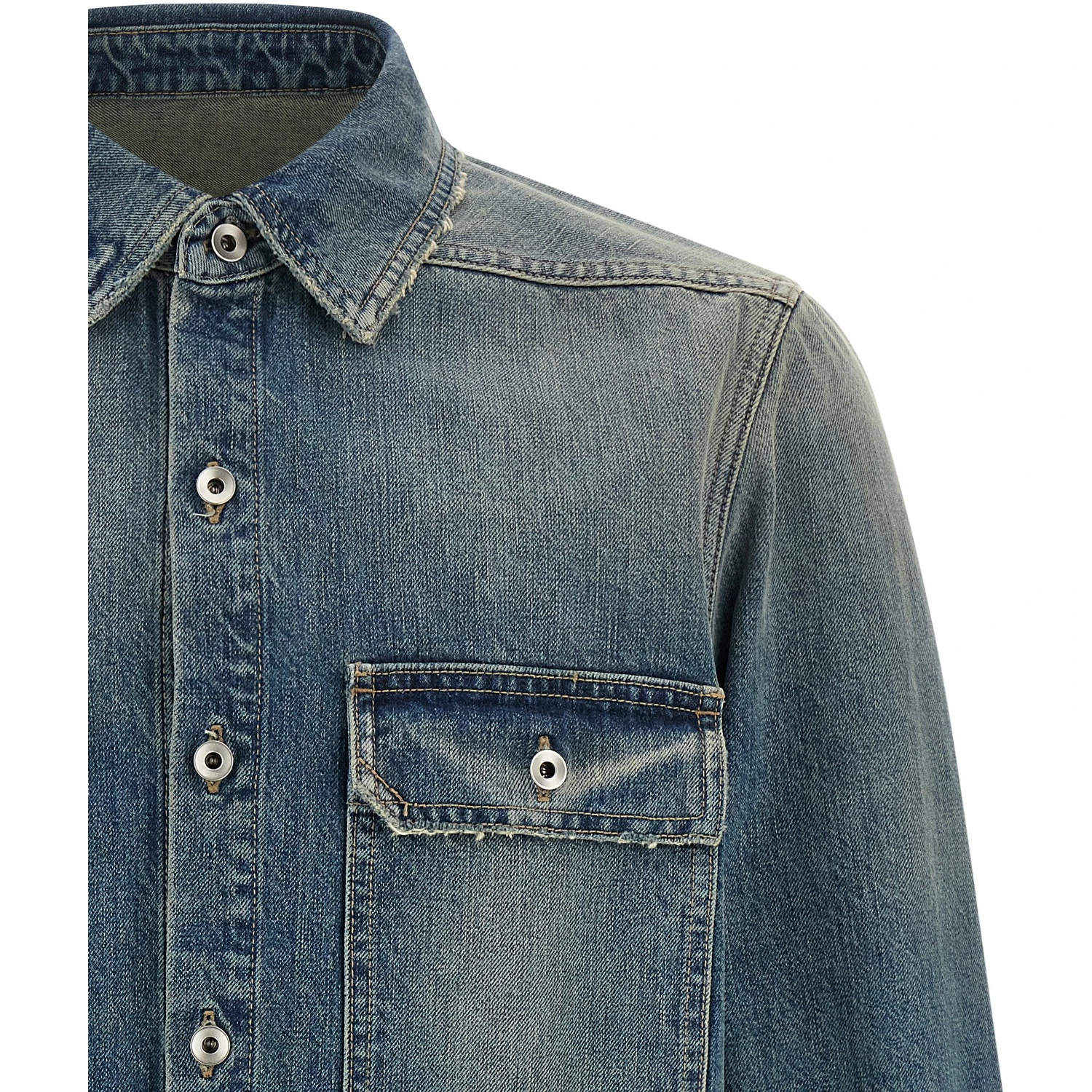 Blue Cotton Denim Jacket