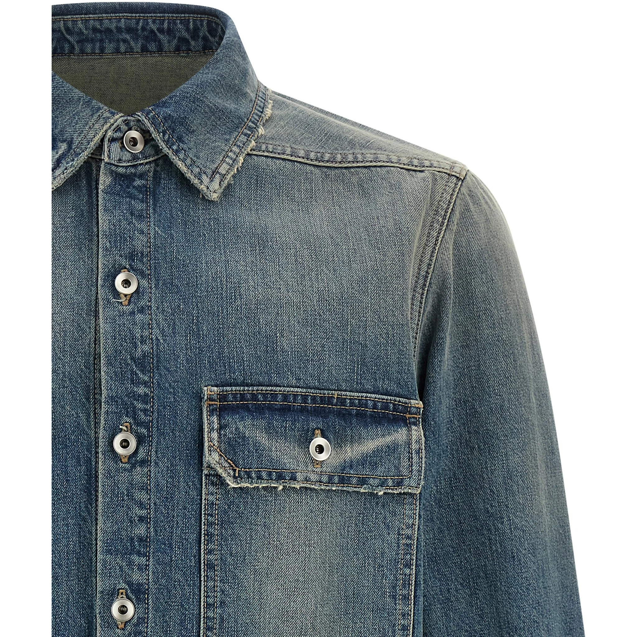 Blue Cotton Denim Jacket
