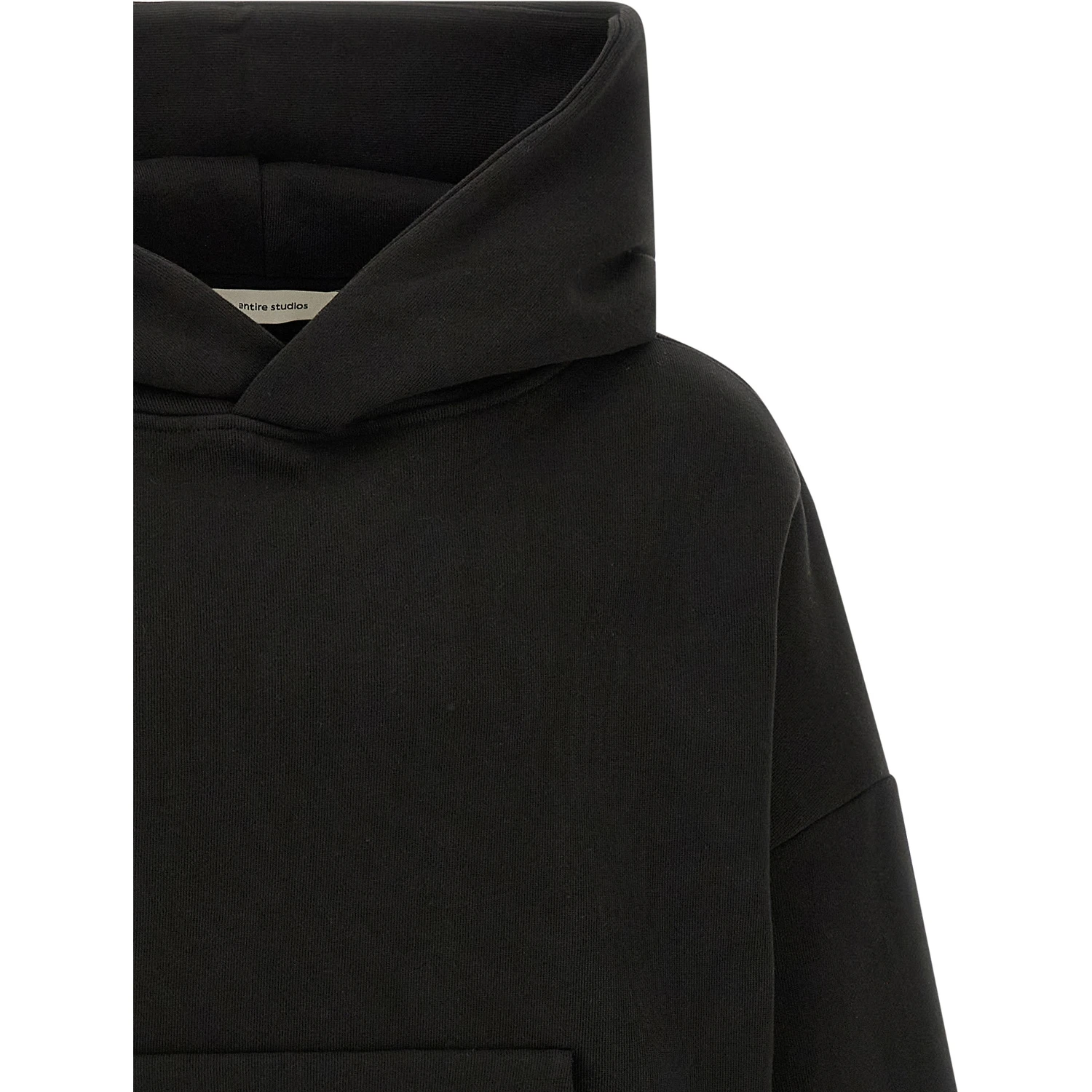 Black Cotton Sweatshirt