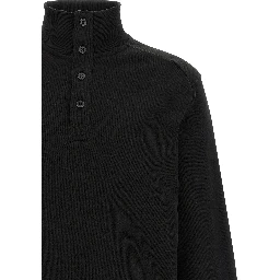 Black Cotton Cardigan