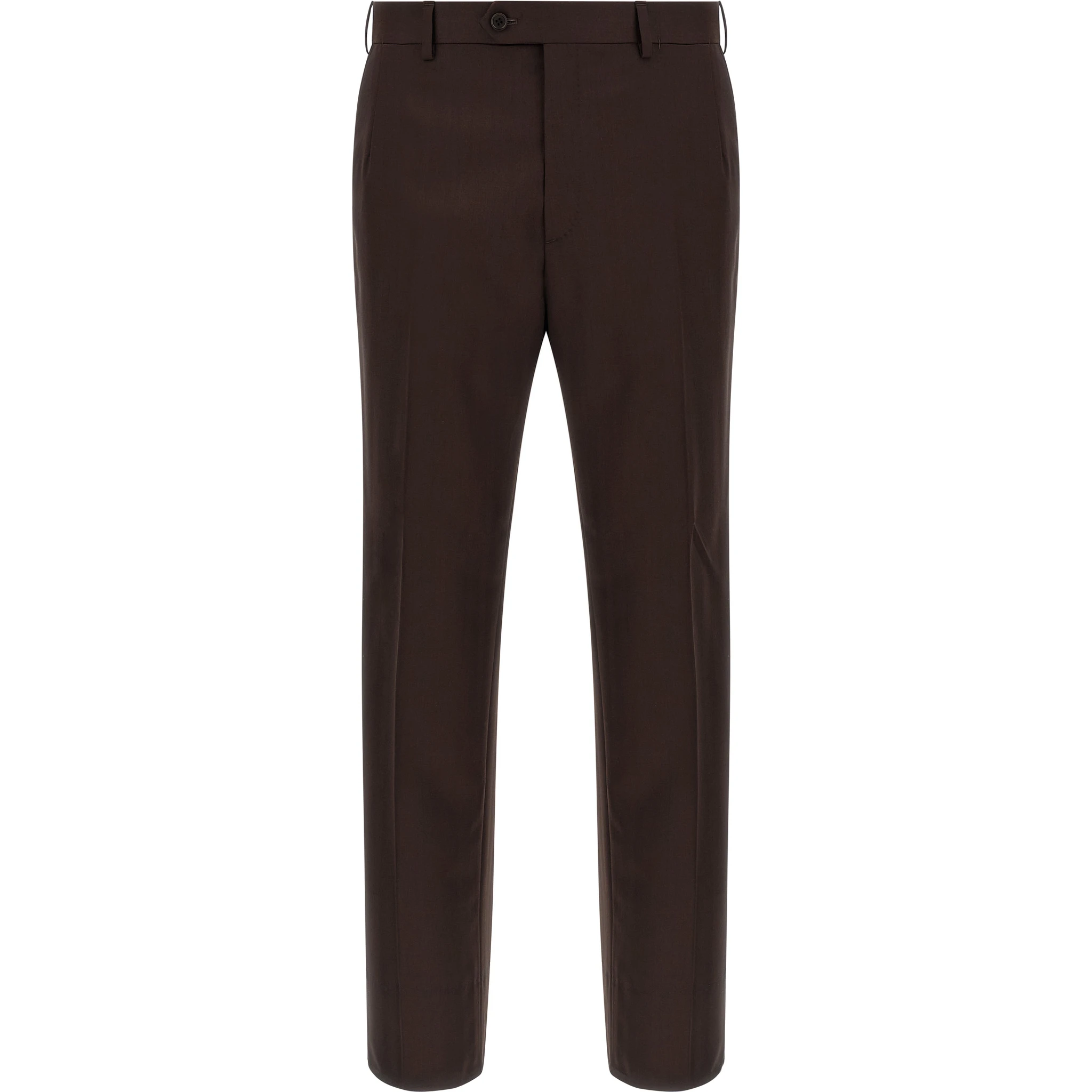 Brown Wool Two-Piece Suit