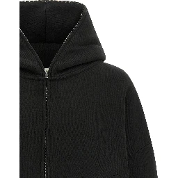 Black Cotton Sweatshirt